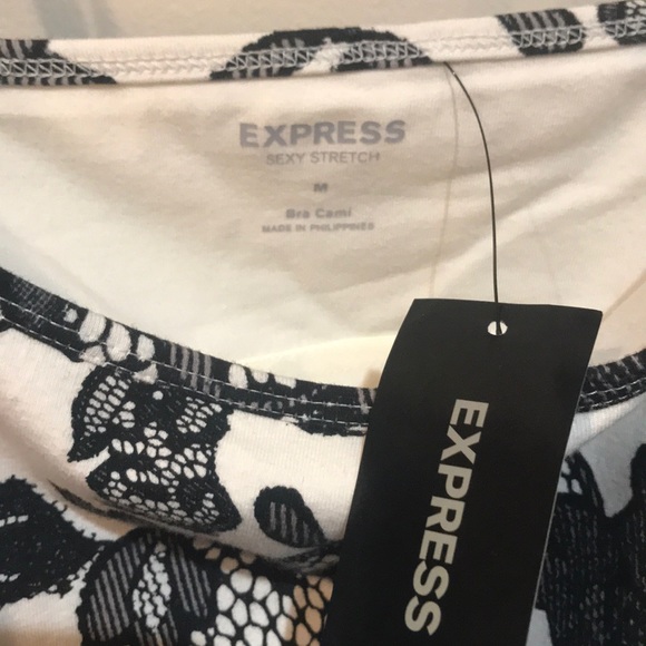 Striped Tank Top w/ Built In Bra - Picture 5 of 5